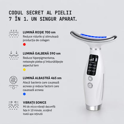 Pulse® Dispozitiv Facial 7-în-1