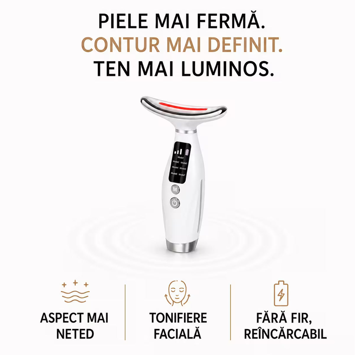 Pulse® Dispozitiv Facial 7-în-1