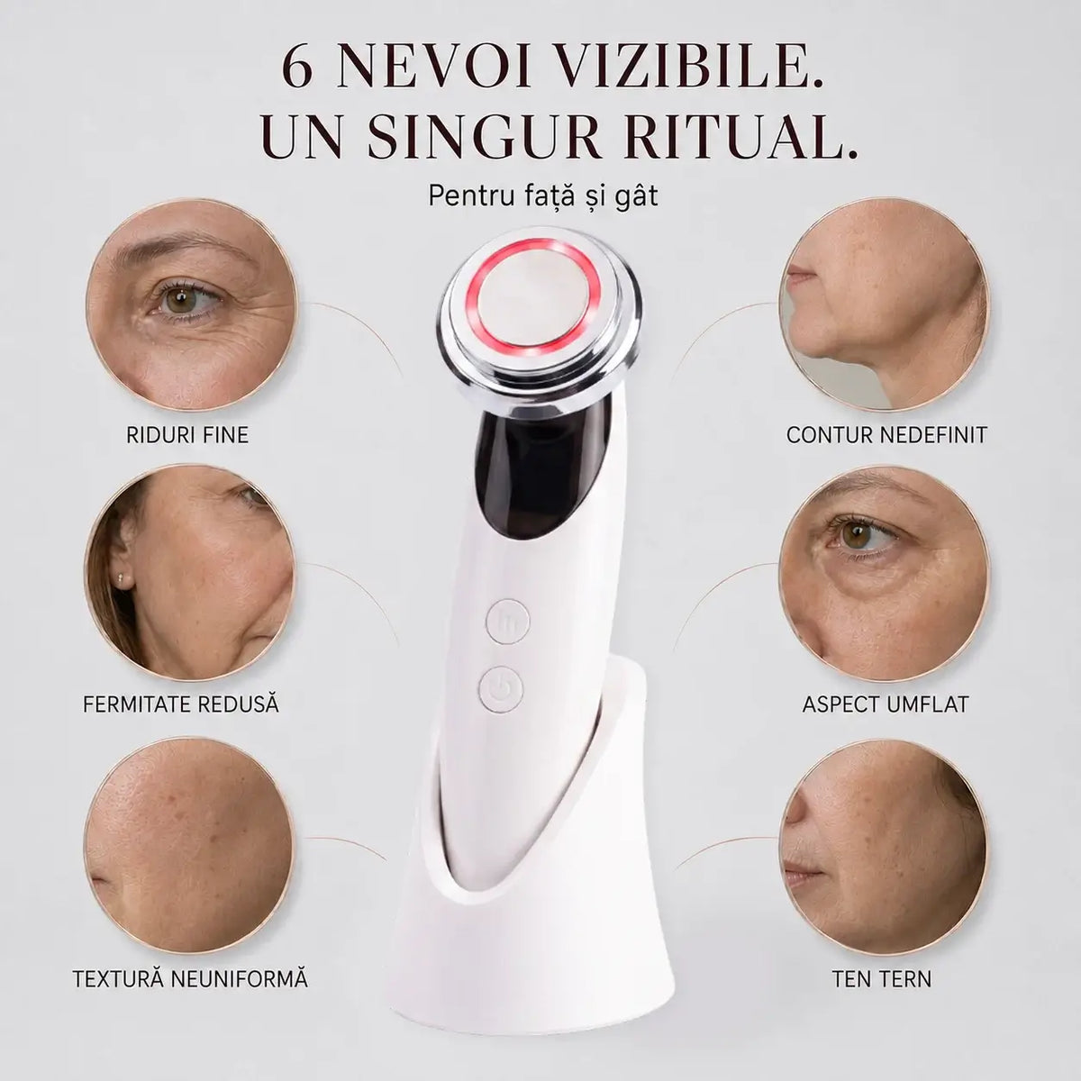 Pulse® Dispozitiv Facial 4-în-1