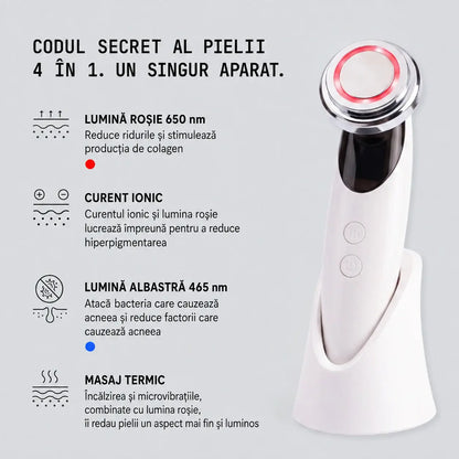 Pulse® Dispozitiv Facial 4-în-1