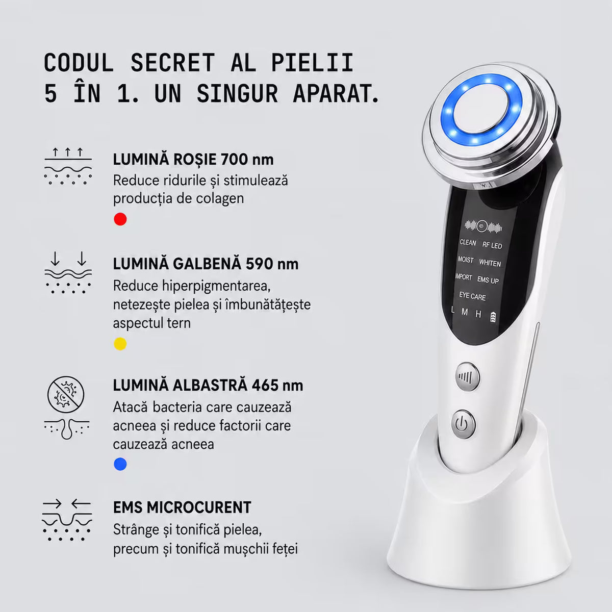Pulse™ Dispozitiv Profesional 5-in-1