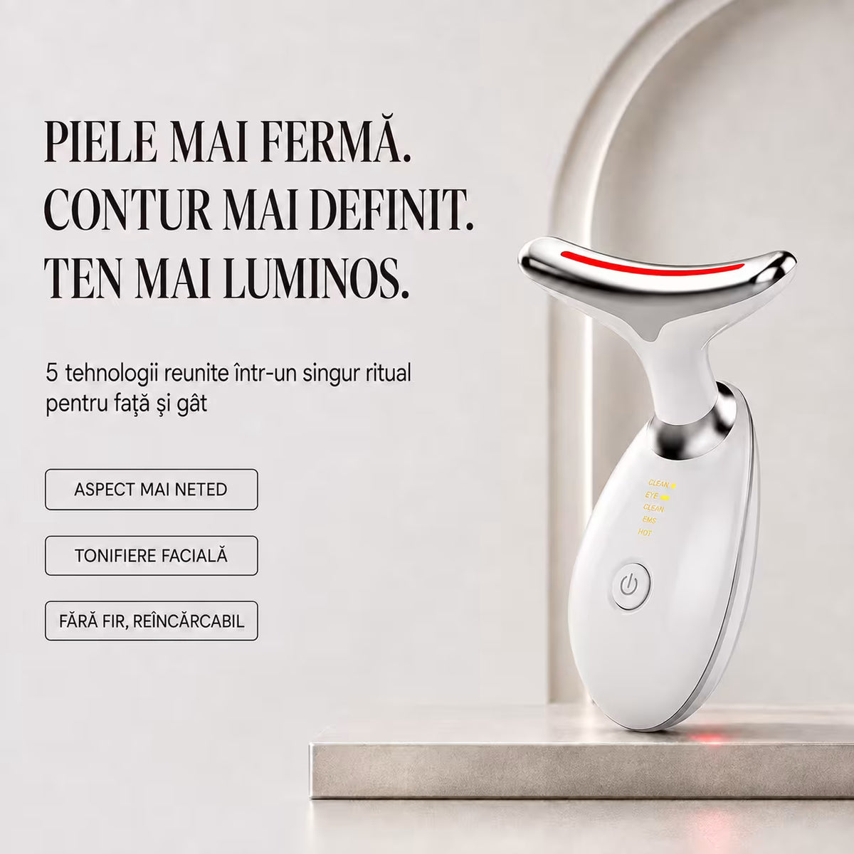 Pulse® Aparat Facial 5-în-1